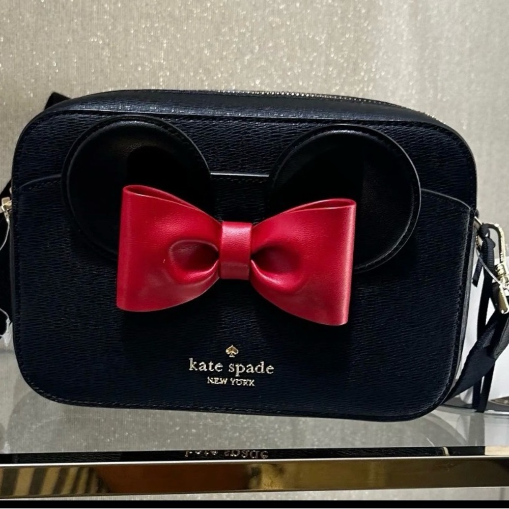 Disney X Kate Spade Black Bag with Pink Bow